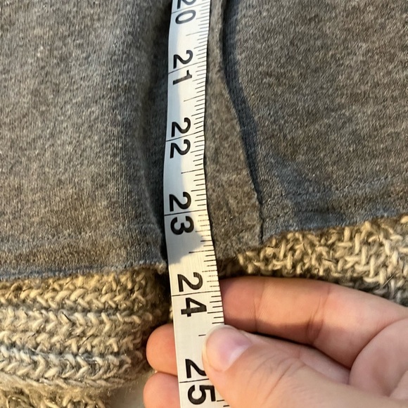 Anthropologie Cardigan Sweater Waterfall Front Gray Oversized Sz XS‎ - Picture 6 of 6